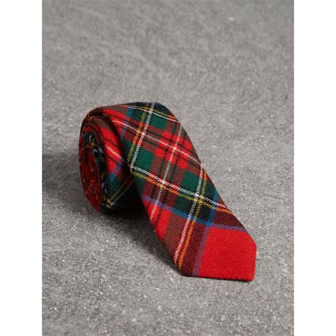 burberry tartan tie